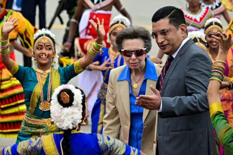 Princess Anne in Sri Lanka